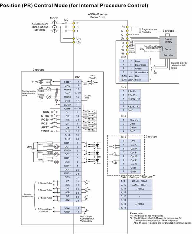 Схема подключения ASD-M