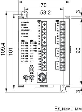 Размеры DVP-SV2